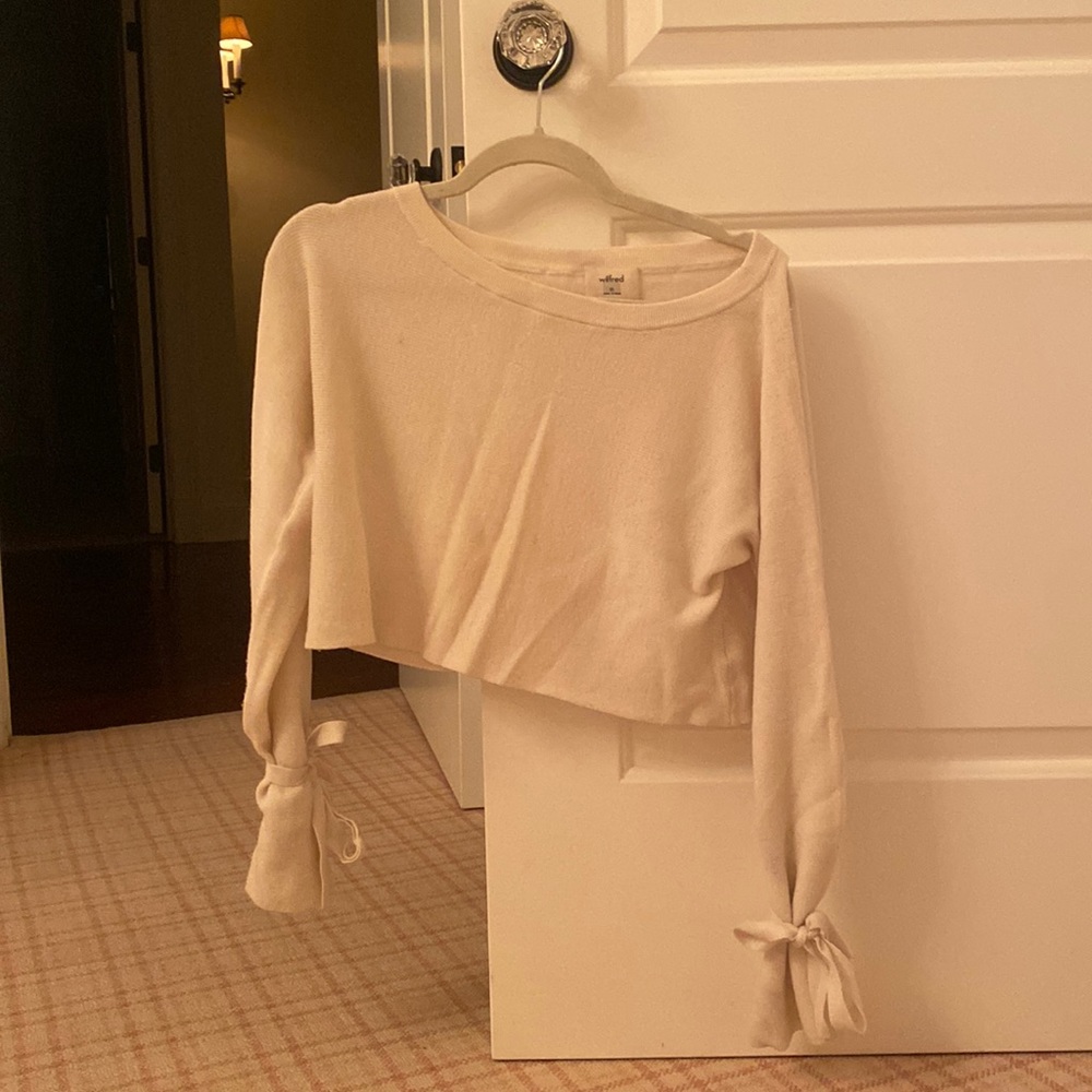 Aritzia tie sweater